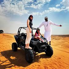 dune buggy in desert